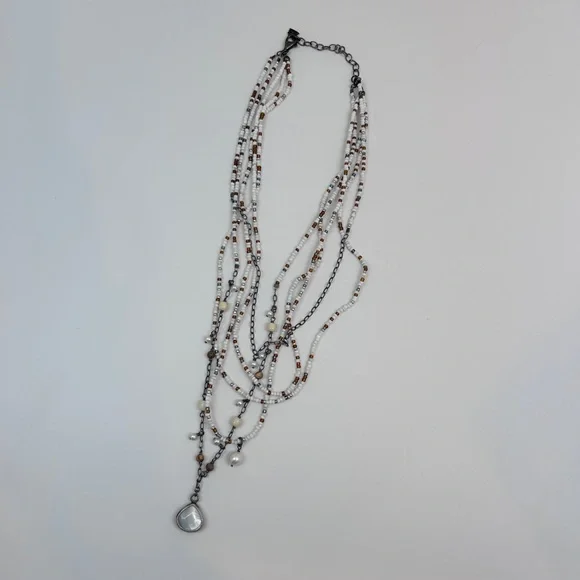Silpada‎ Designs Sterling Silver Multi-Strand Beaded Necklace - Picture 4 of 4